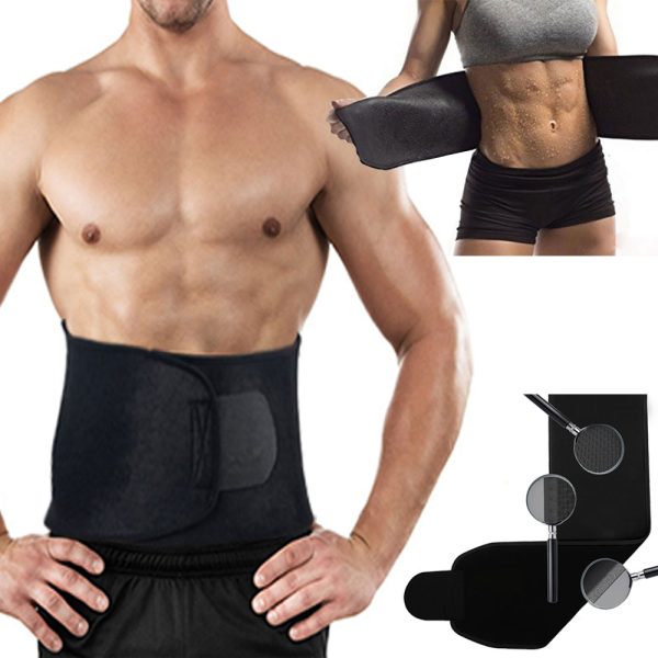 Aptoco 1 pc Weight Loss Creams Women Men Waist Trimmer Belt Weight Loss Sweat Band Wrap 1