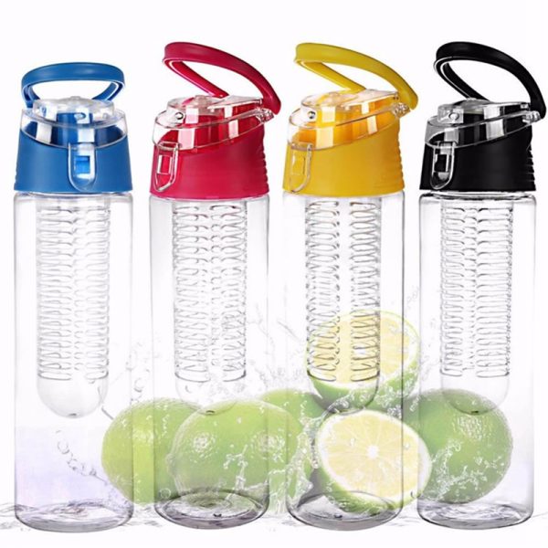 HOT 800ML flesh Fruit Infusing Infuser Portable Water Bottle Cycling Sport Lemon Juice kettle outdoor Health 3