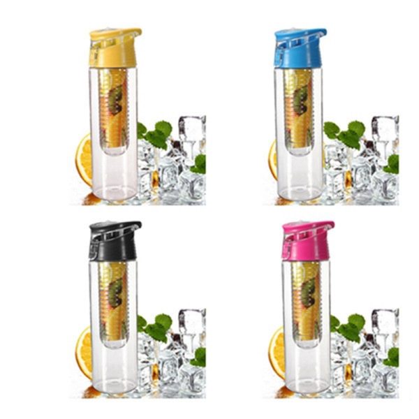 HOT 800ML flesh Fruit Infusing Infuser Portable Water Bottle Cycling Sport Lemon Juice kettle outdoor Health 4