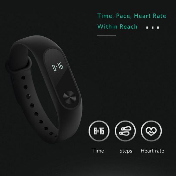 Original Xiaomi Mi Band 2 Smart Bracelet Watch Wristband Miband Fitness Tracker OLED Touchpad Sleep Monitor 3