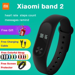 Xiaomi Mi Band 2: Waterproof & Bluetooth-Capable Fitness Band & Heart Rate Fitness Tracker