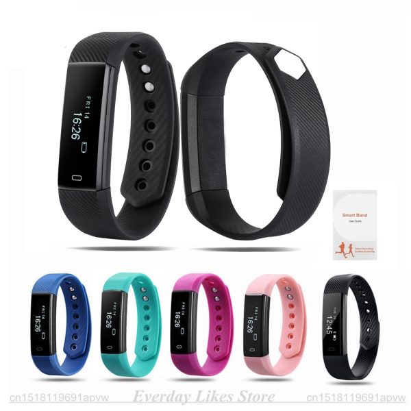 Sporch ID115: Best Sports Watch & Fitness Wristband With Heart Rate Tracker / fitness tracker bracelet