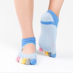 YHAO Best Yoga Socks, Yoga Toe Socks, Non-Skid Sport and Workout Socks for Women