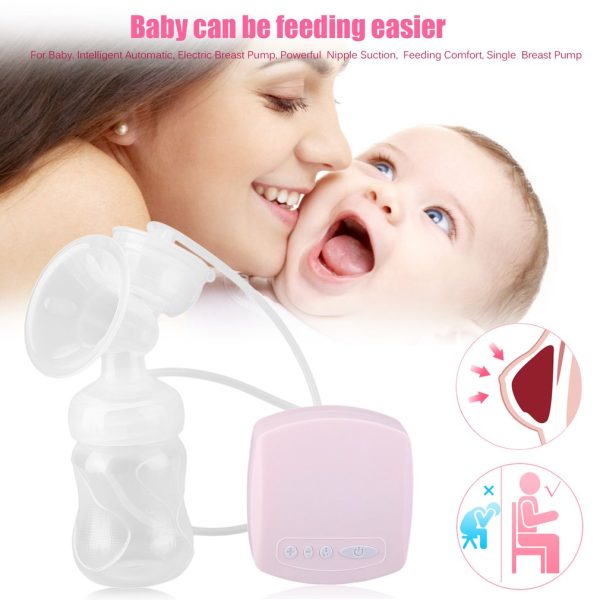 BPA Free Electric Intelligent Automatic Breast Pumps Powerful Nipple Comefortable Suction Milk Pump USB Breast Pump 1