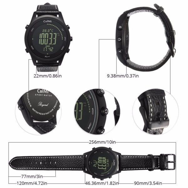 ColMi Beyond Sport Smart Watch IP68 5ATM Professional Waterproof Pressure Temperature Altitude Man Outdoor Mountain Smartwatch 2