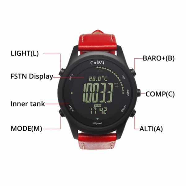 ColMi Beyond Sport Smart Watch IP68 5ATM Professional Waterproof Pressure Temperature Altitude Man Outdoor Mountain Smartwatch 3