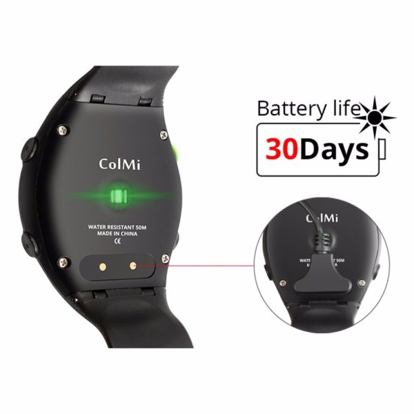 ColMi Fast Smart Watch Heart Rate Monitor 5ATM Waterproof Exercise Time Standby 30 Days Outdoor Sport 4