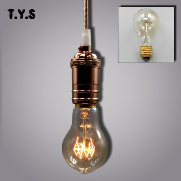 Edison Bulb Incandescent Lamp E27 220v Wedding Vintage Lamp Pendant Light Retro Lighting Ceiling lampadas Carbon 3