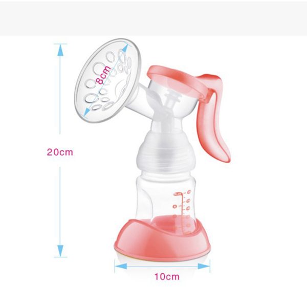 Manual Breast Feeding Pump Original Manual Breast Milk Silicon PP BPA Free With Milk Bottle Nipple 3
