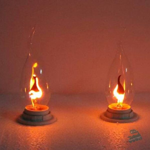 NEW Incandescent Vintage Bulb 3W 220V Retro Edison Art Decoration Pull Tail E14 Edison Bulb Candle 1