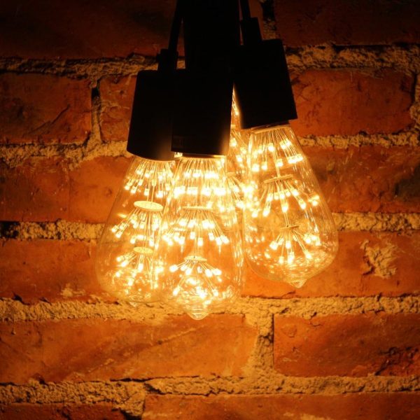 st64 220v Incandescent light bulb 40w bulbs decorative filament bulb lighting bombilla E27 pendant lamp vintage 5