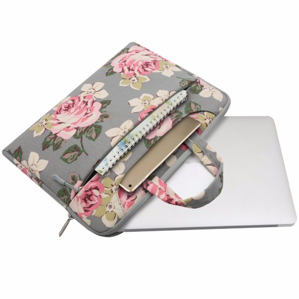 Mosiso Floral Rose Women Notebook Case bag for Macbook Air 13 HP DELL Acer Chromebook 11 5