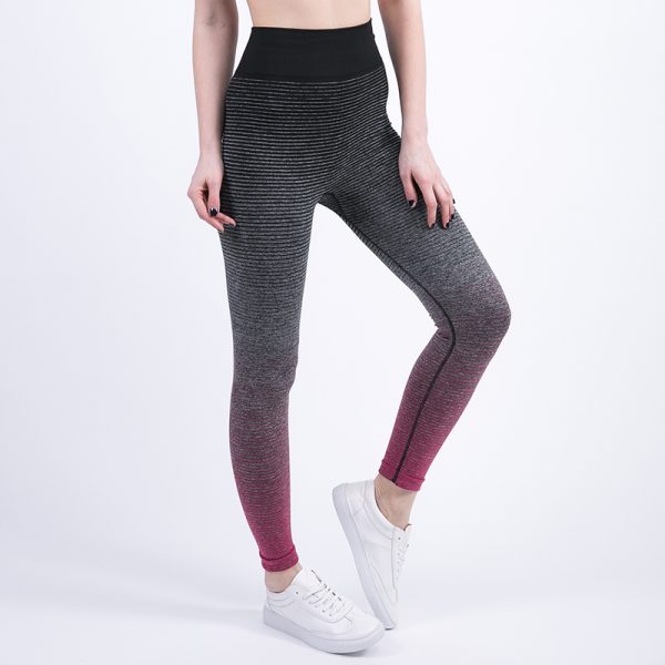 KardelSharpeye Sport Leggings Sexy Yoga Leggings Streep Verkleuring Broek Fitness Running Leggings Fitness Leggings Yoga Broek 3