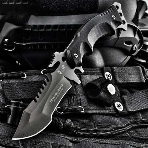 HX OUTDOORS Survival Knife Army Hunting 58hrc Hardness Straight Knives Essential tool For Self defense Outdoor