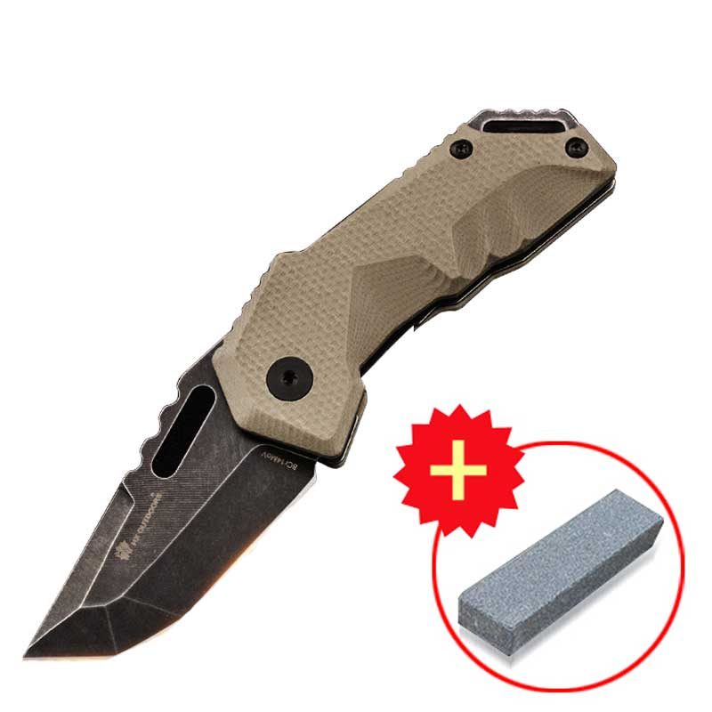 HX OUTDOORS ZD 020 Mercenaries Tactical Folding Pocket Knife EDC Survival Knife Jungle Field Knife G10