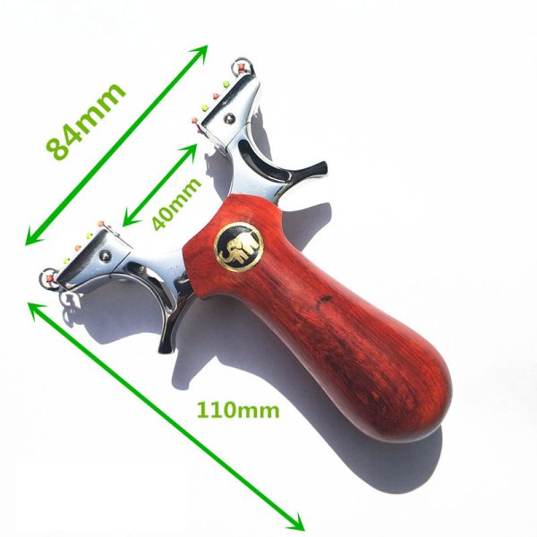 Powerful slingshot Hunting Stainless Steel Catapult 5 Aiming with Flat Rubber Band Outdoor Shooting slingshots for 1