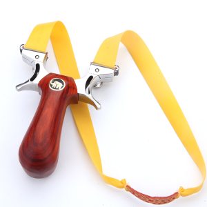 Powerful slingshot Hunting Stainless Steel Catapult 5 Aiming with Flat Rubber Band Outdoor Shooting slingshots for