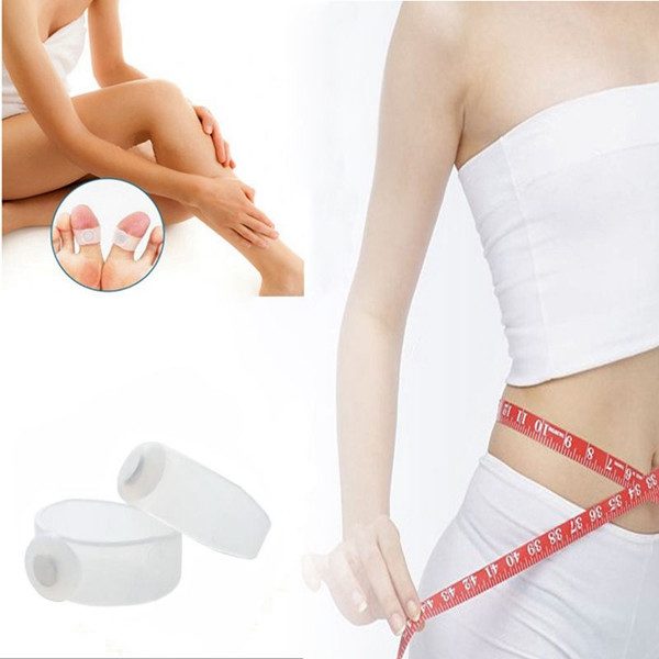 2pcs pair Magnetic Therapy Slimming Products Fast Lose Weight Burn Fat Reduce Fats body Silicone Foot 1