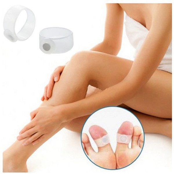 2pcs pair Magnetic Therapy Slimming Products Fast Lose Weight Burn Fat Reduce Fats body Silicone Foot 2