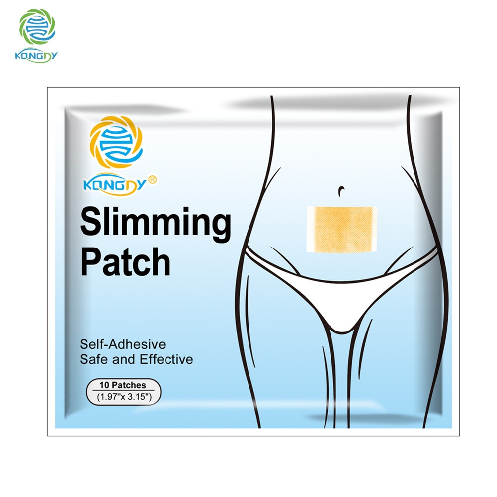 KONGDY 10 pieces Bag Hot Sale Weight Lose Paste Navel Slim Patch Health Slimming Patch Slimming