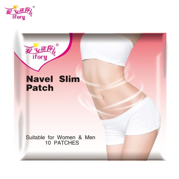 ifory Brand Slimming Stick Navel Slim Patch 100 Patches 10 Bags Body Sticker for Weight Loss