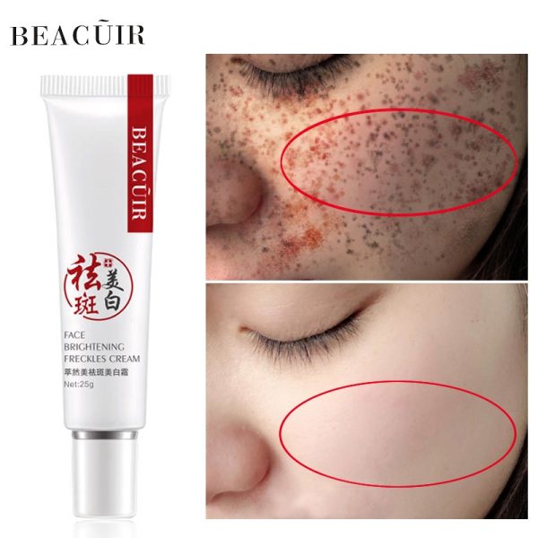 BEACUIR Hyaluronic Acid Freckles Whitening Face Cream Moisturizing Collagen Serum Brighten For Dark Yellow Skin Anti Aging Care